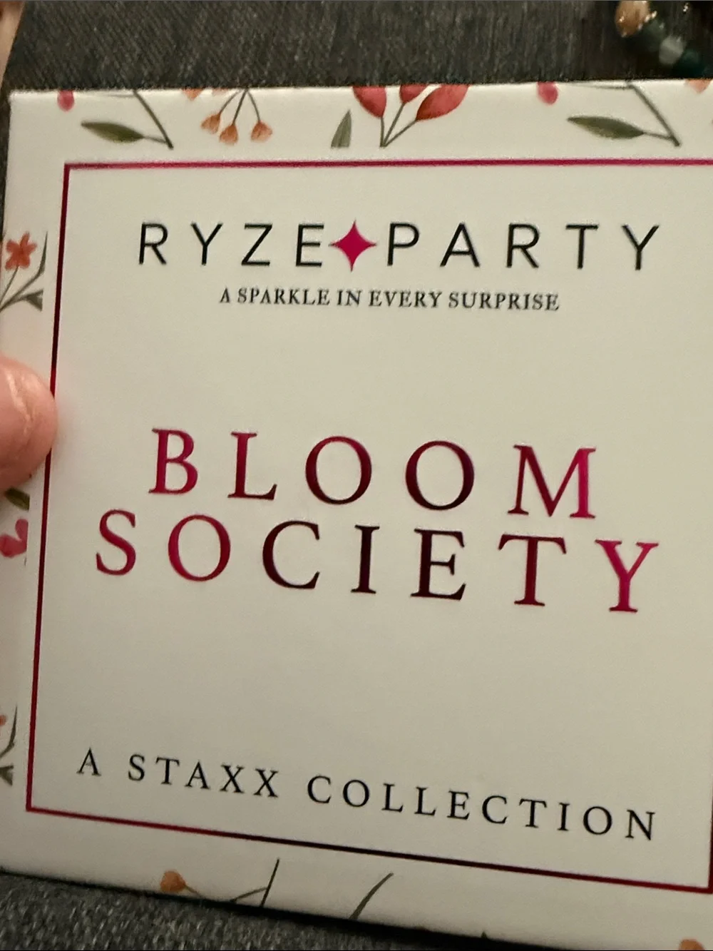 Ryze Party Bloom Society Staxx collection